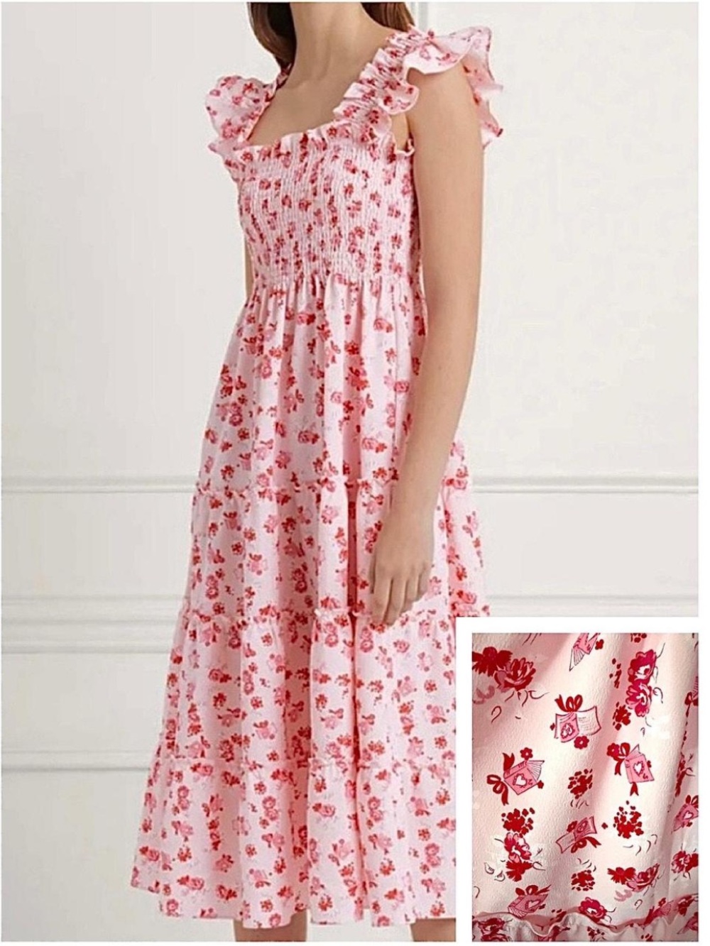 Hill House The Nap Dress Elizabeth Capsule Collection Love Letters Print Medium